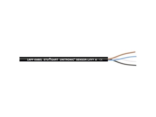 Lapp UNITRONIC SENSOR, 1000 m, Musta, Kupari, Polyvinyylikloridi (PVC), 300 V