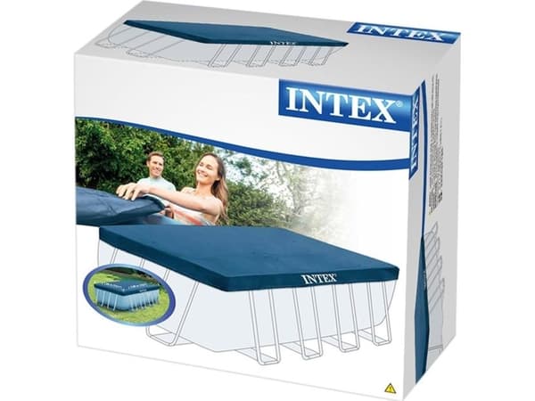 Intex 28037, Dekke, Basseng på bakken, Rektangulær, Blå, PVC, Polyethylen, 2000 mm
