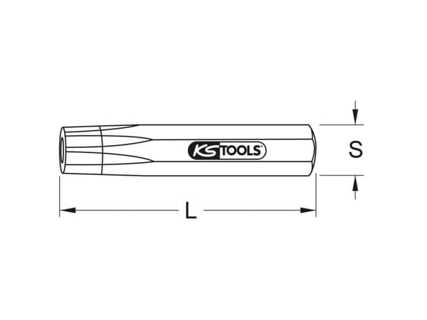 KS TOOLS naglehodesett, 4mm (129.2201)