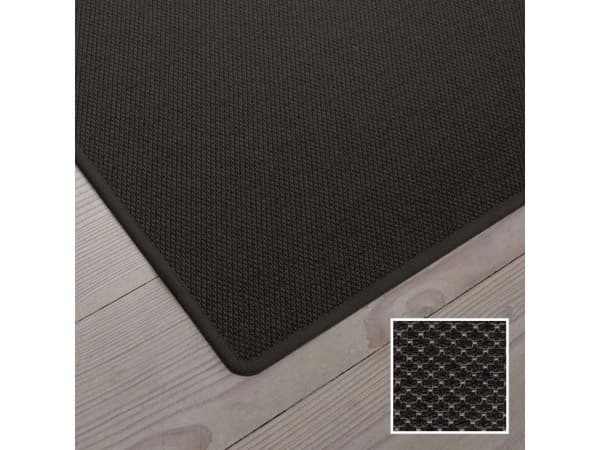 Mattelöpare 70x300 cm, Eco Structure - svart