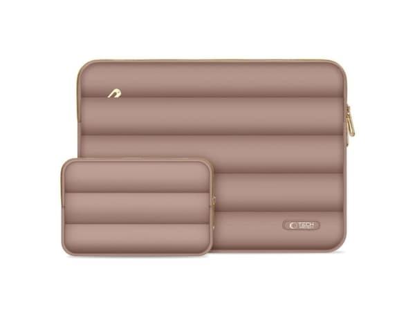 Tech-Protect Puffy 13-14" laptoptaske - brun