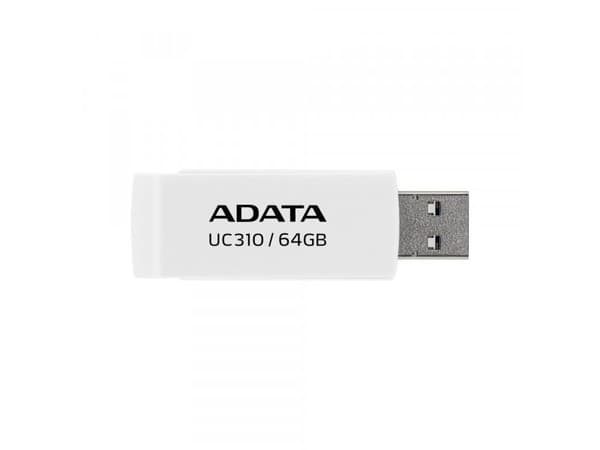 ADATA UC310 - USB flash-enhet - 64 GB - USB 3.2 Gen 1 - vit