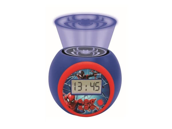 Spider-Man projektor vekkerklokke med timer