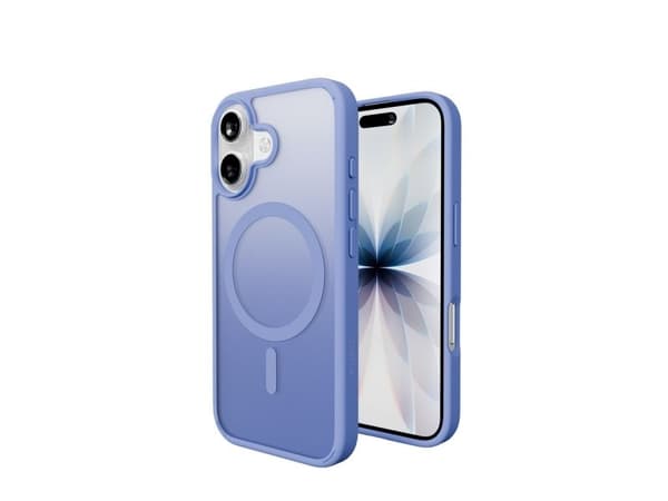 Puro gradient TPU-deksel kompatibelt med MagSafe til iPhone 17 - blå