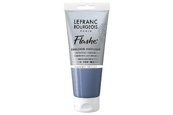 Akrylmaling Flashe 80 ml askeblå iriserende