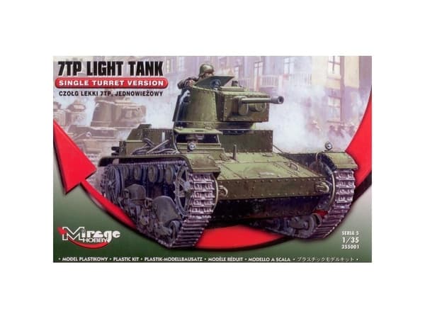MIRAGE 7TP enmans-torn lätt stridsvagn