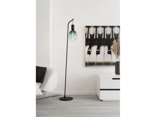 EGLO CRANLEY GOLV E27 H1700 SVART