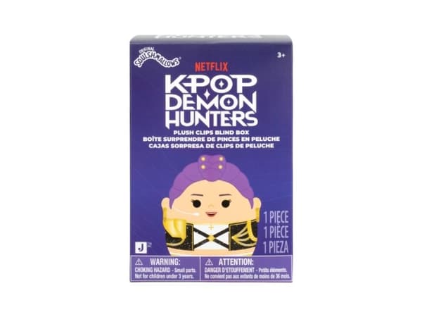 SQUISHMALLOWS KPOP DEMON HUNTERS CLIP-ON PLUSH ASS - assorted