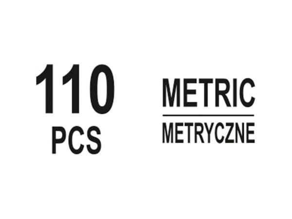 Yato yt-06888 - Oiler 110pcs Assorted Metric