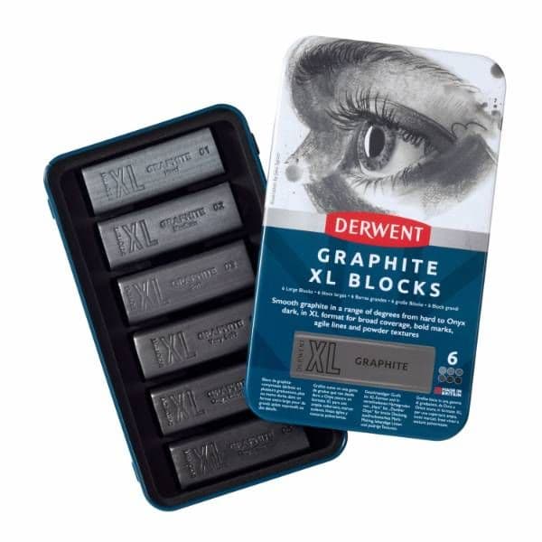 Derwent XL grafitblock 6 st tin