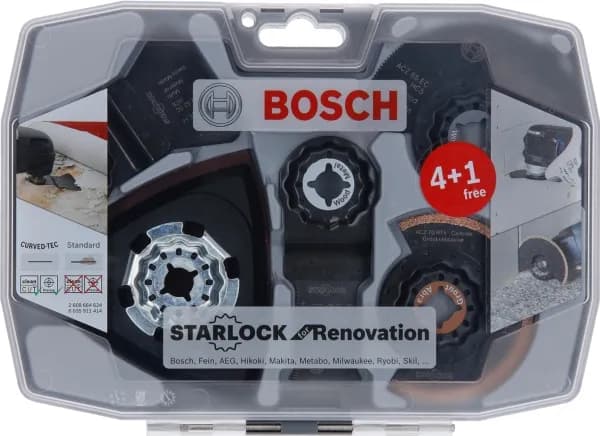 Bosch Starlock - Tilbehørssett for multiverktøy - 13 deler