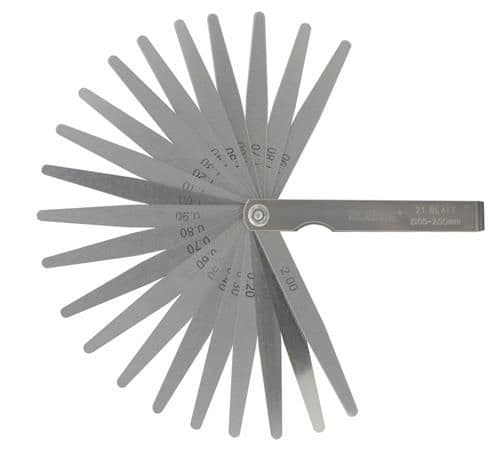 Søgeblad 21 blade 0,10-2,00mm