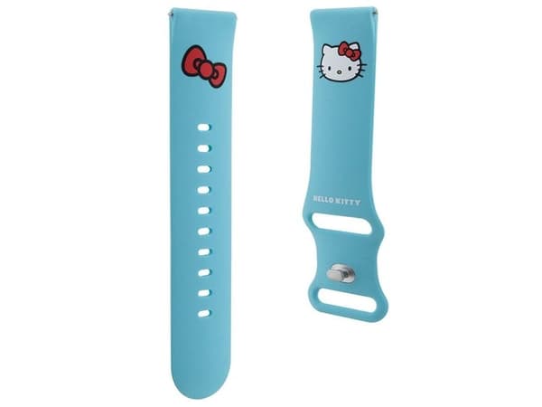 Hello Kitty silikon kitty hodebånd universell 22 mm - blå