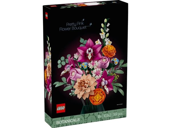 LEGO Botanicals 10342 Vacker rosa blombukett