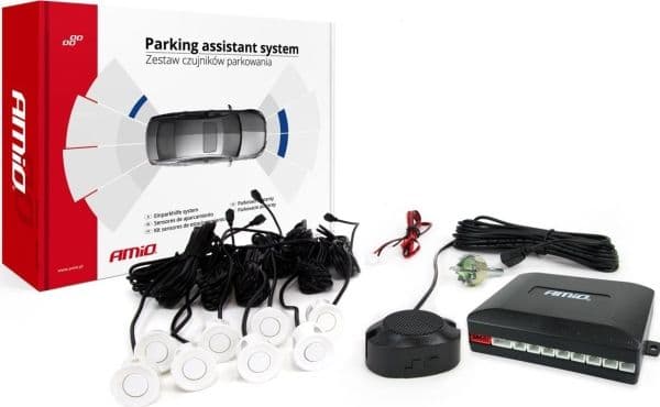 Parkeringssensor Amio 8 med lydsignal