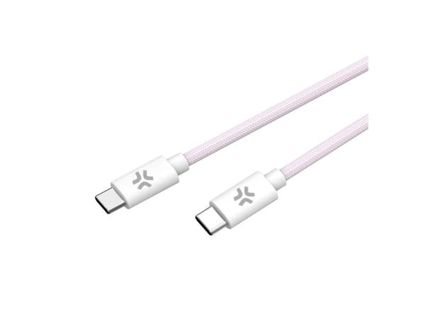 USB-C - USB-C kabel 60W 1,5 m Rosa