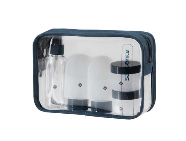 Samsonite Travel Bottle Set, Midnight Blue