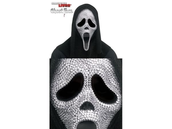Ghost Face bling maske