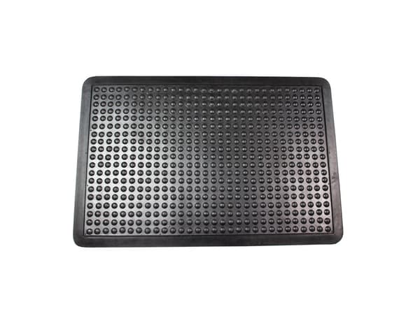 Floortex anti-trøtthets gummimatte 90x150 cm sort