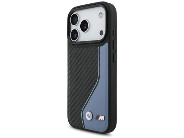 BMW M Carbon Logo MagSafe-deksel til iPhone 17 Pro - blå