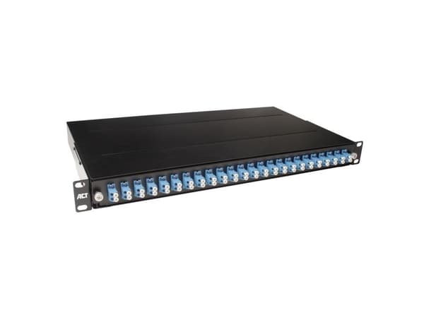 ACT Fiberpanel 24 x duplex LC singlemode OS2 Typ: Fiberpanel 24 x duplex LC singlemode OS2 (FA2036)