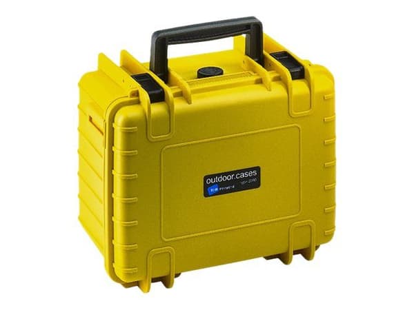 B&W outdoor.case Type 2000 - Hard eske - polypropylen - gul