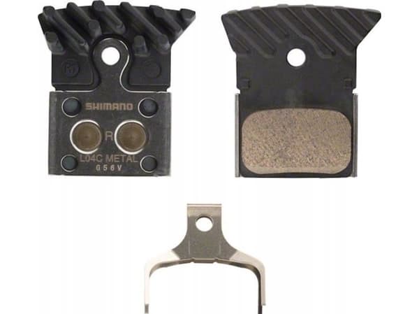 Shimano WP-IBPL04CMFA, Bremsekloss, Sort, Rustfritt stål