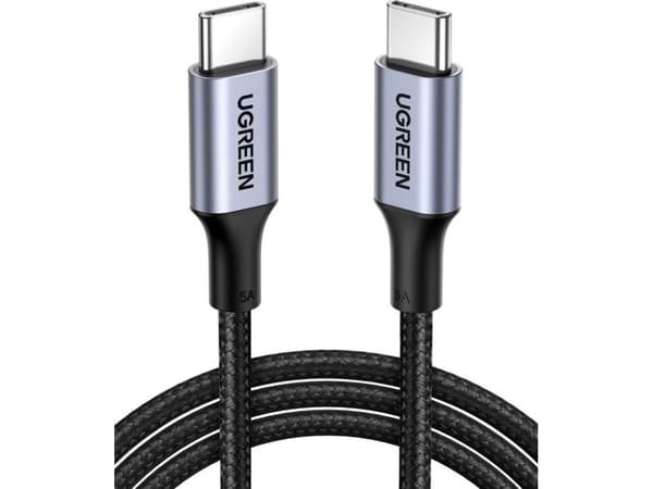 USB-kaapeli Ugreen USB-C - USB-C 1 m Musta (70427B)