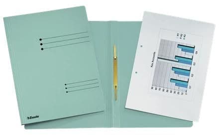 Arbejdsmappe Esselte A4 kierrätetty sininen - (25 kpl)