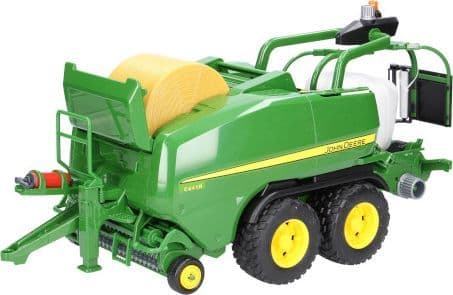 Bruder John Deere C441R round bales press toy