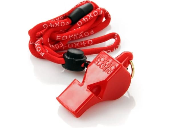 FOX 40 CLASSIC SAFETY punainen + LINE 9903-0108