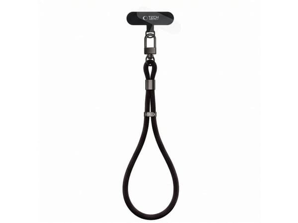 Tech-Protect C11S Rope Wrist Strap for Phone - Black