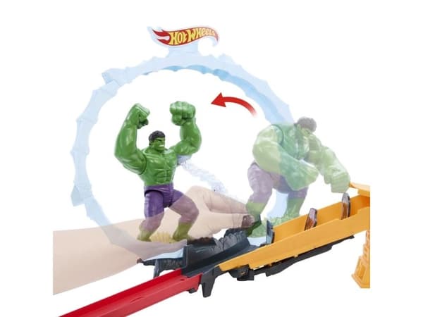 Hot Wheels Superstar Speeders blå Oasis-spårset