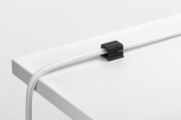 DURABLE CAVOLINE CLIP PRO 2 - Kabelklämmor - grafit (paket om 4)