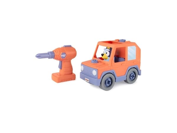 Bluey Build A Buddy motorisert bil & drill