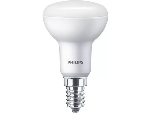 Philips Reflektor, 6 W, 50 W, E14, 640 lm, 15000 timer, Varm hvit