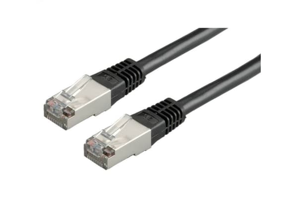 VALUE S/FTP (PiMF) Patch Cord Cat.6, black 10 m, Musta