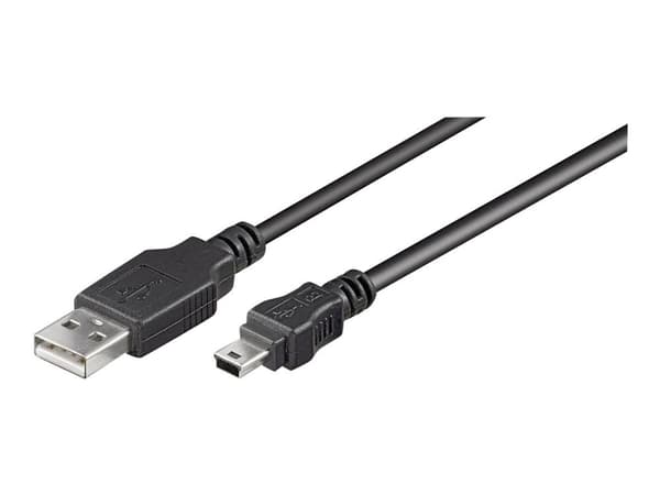 MicroConnect - USB-kaapeli - USB uros - mini-USB tyyppi B uros - 1,8 m