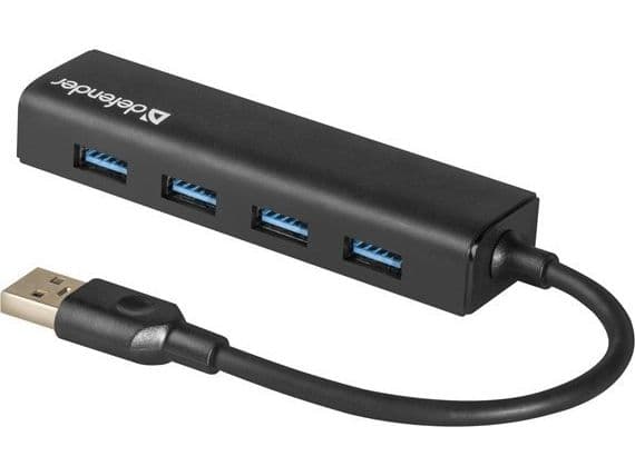 USB-hubb Defender 4x USB-A 3.0 (83204)