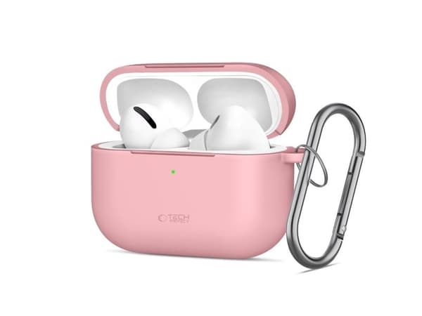 4kom.pl TECH-PROTECT silikondeksel til Apple AirPods Pro 3 støvete rosa