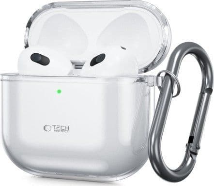 Tech-Protect FLEXAIR skyddsfodral för Apple AirPods 4 CLEAR