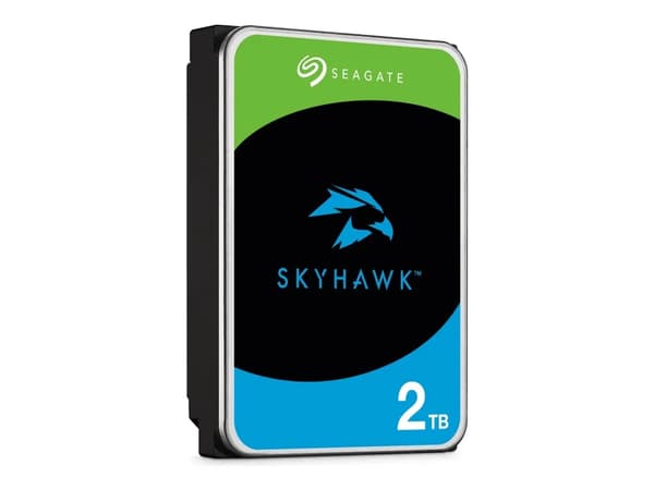 Seagate SkyHawk ST2000VX017 - Harddisk - 2 TB - intern - 3.5" - SATA 6Gb/s - buffer: 256 MB - med 3-års Seagate Rescue Data Recovery