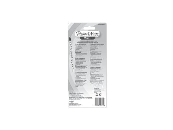 Papermate Magic+, Blå, Vit, Blå, Fin, Blåsa, 10 styck, Kina