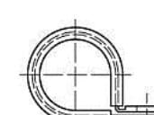TOOLCRAFT rørsstrammere bånd 15 mm galvanisert stål 100 stk.