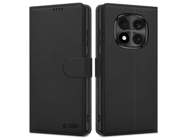 Tech-Protect lommebokdeksel til Xiaomi Redmi Note 15 Pro+ 5G – sort