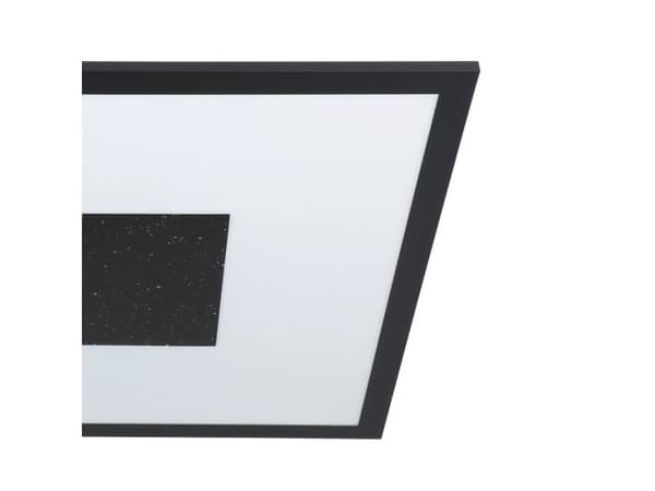 EGLO MARMORATA LOFT 2400+1200 lm 445×445 sort/hvit