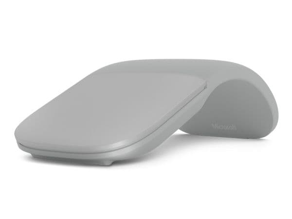 Microsoft Surface Arc Mouse - Mus - optinen - 2 knapper - trådløs - Bluetooth 4.1 - lysegrå - kommerciel
