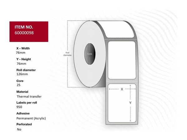 Capture label 76x76 - Core 25