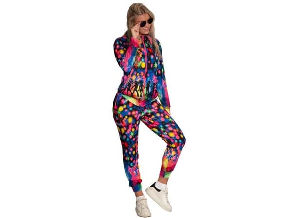 Neon disco-joggingdress