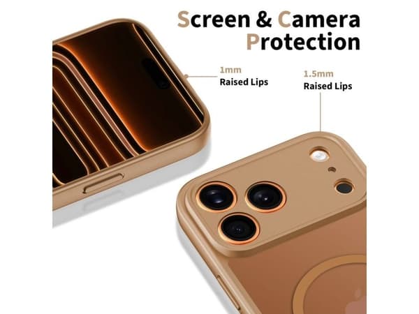 Tech-Protect BasicMag MagSafe-skal till iPhone 17 Pro - brun